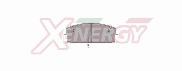Xenergy X40908 Brake Pad Set, disc brake X40908