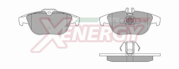 Xenergy X40989 Brake Pad Set, disc brake X40989