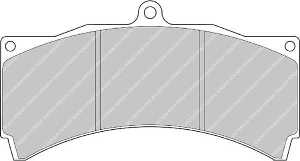 Ferodo FRP3076Z Brake shoes Ferodo Racing, set FRP3076Z