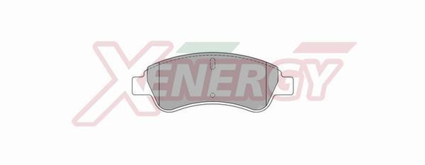Xenergy X40781 Brake Pad Set, disc brake X40781