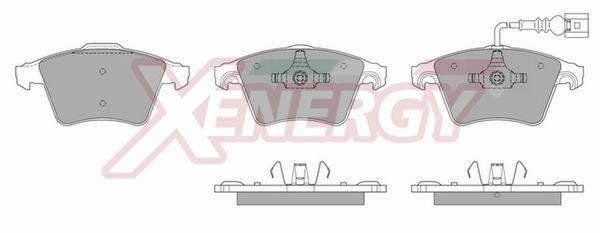 Xenergy X40900 Brake Pad Set, disc brake X40900