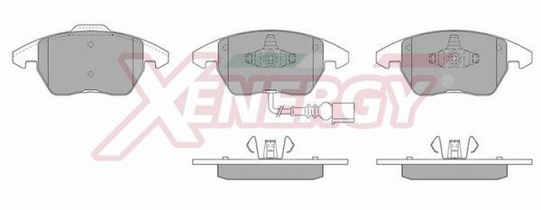 Xenergy X40888 Brake Pad Set, disc brake X40888
