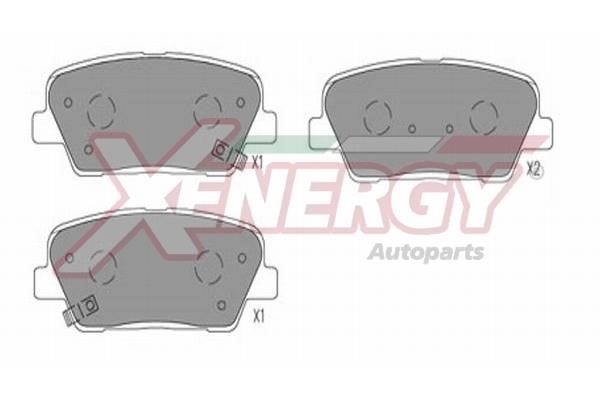 Xenergy X41353 Brake Pad Set, disc brake X41353
