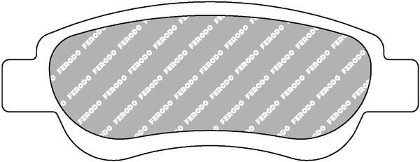 Ferodo FCP1790H Disc brake pads FERODO DS2500, set FCP1790H