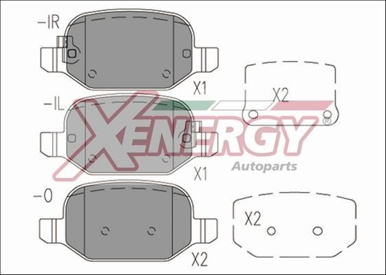 Xenergy X41171 Brake Pad Set, disc brake X41171