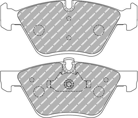 Ferodo FDS1773 Brake Pad Set, disc brake FDS1773