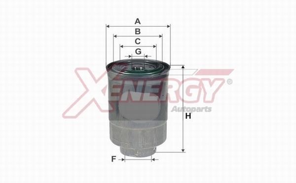 Xenergy X159857 Fuel filter X159857