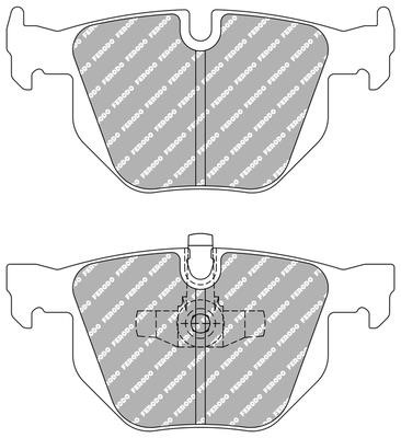 Ferodo FDS1808 Brake Pad Set, disc brake FDS1808