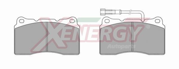 Xenergy X40726 Brake Pad Set, disc brake X40726
