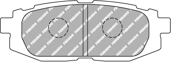 Ferodo FDS4187 Brake Pad Set, disc brake FDS4187