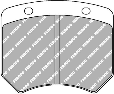 Ferodo FCP825W Brake Pad Set, disc brake FCP825W