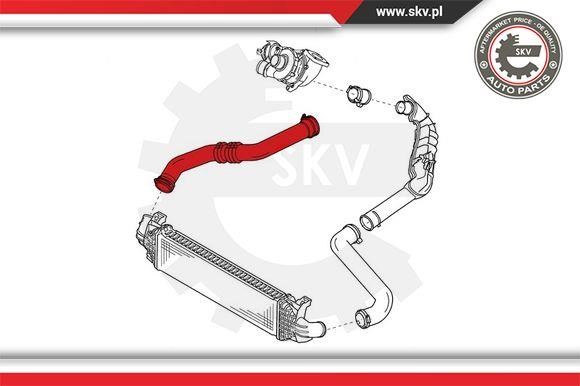 Intercooler pipe Esen SKV 24SKV783