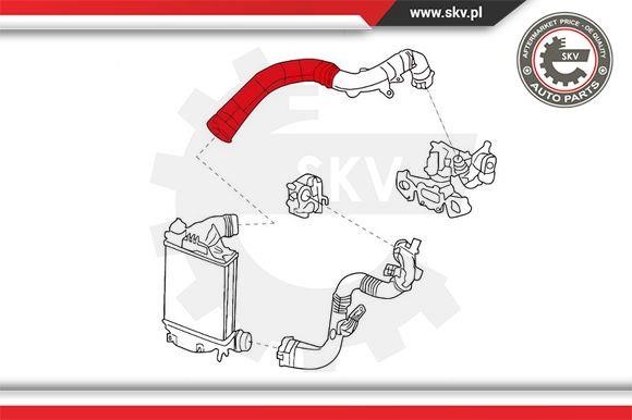 Intercooler pipe Esen SKV 24SKV959