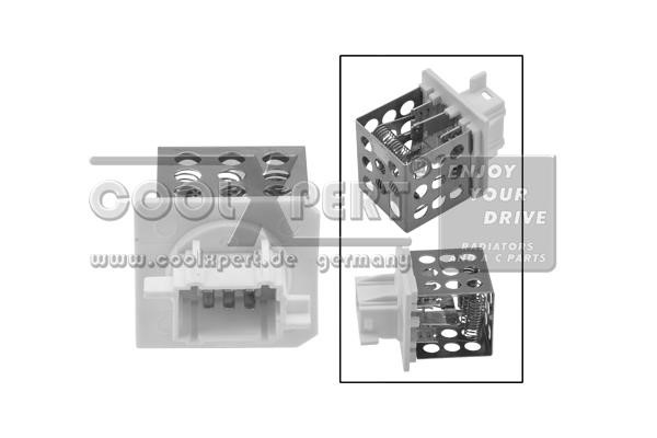 BBR Automotive 001-10-30710 Resistor, interior blower 0011030710