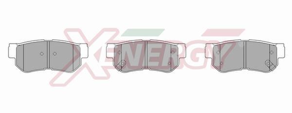 Xenergy X41019 Brake Pad Set, disc brake X41019