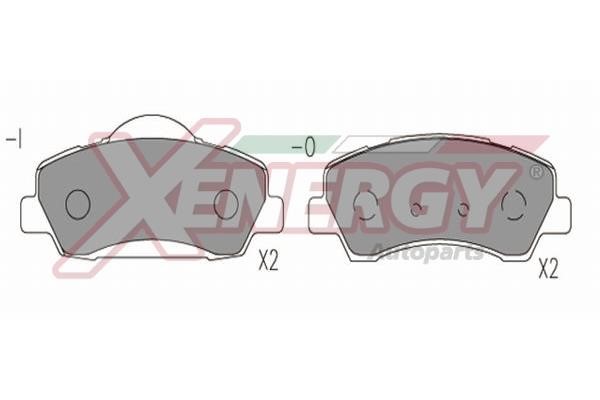 Xenergy X41306 Brake Pad Set, disc brake X41306