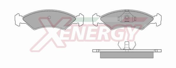 Xenergy X40165 Brake Pad Set, disc brake X40165