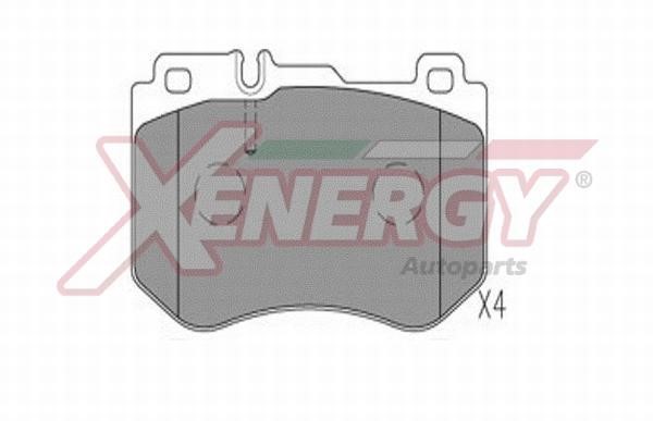 Xenergy X41340 Brake Pad Set, disc brake X41340