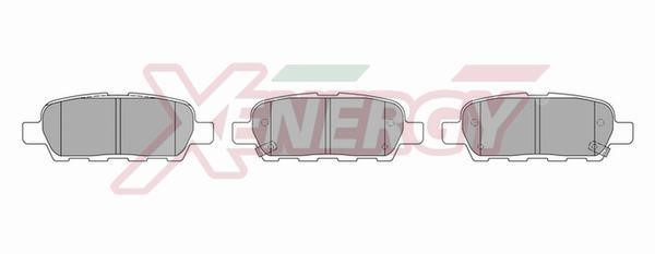 Xenergy X40986 Brake Pad Set, disc brake X40986