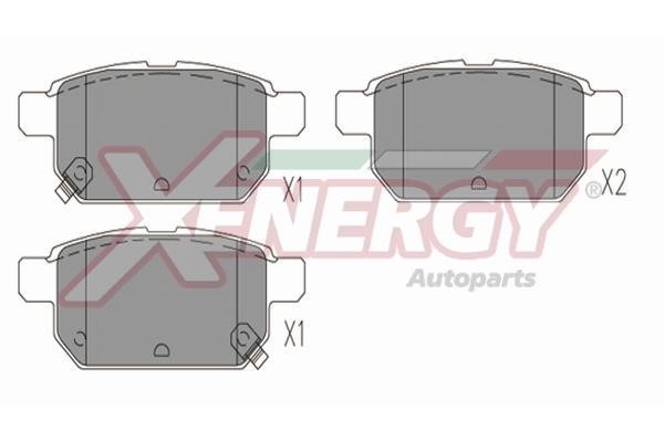 Xenergy X41354 Brake Pad Set, disc brake X41354