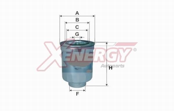 Xenergy X1598523 Fuel filter X1598523