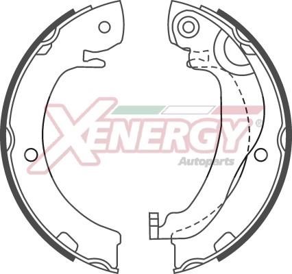 Xenergy X50725 Parking brake shoes X50725