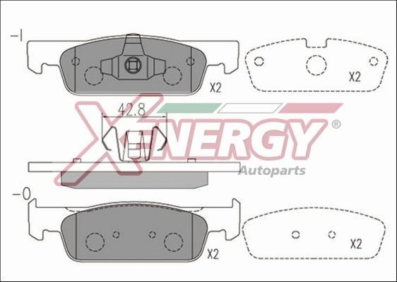 Xenergy X41169 Brake Pad Set, disc brake X41169