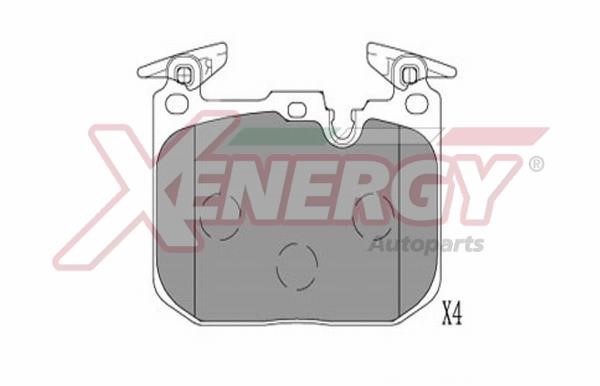 Xenergy X41383 Brake Pad Set, disc brake X41383