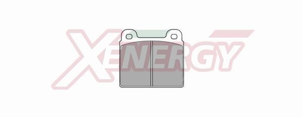 Xenergy X40003 Brake Pad Set, disc brake X40003