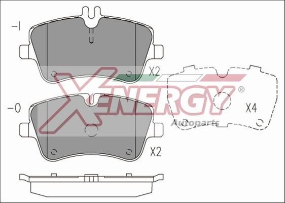 Xenergy X41211 Brake Pad Set, disc brake X41211
