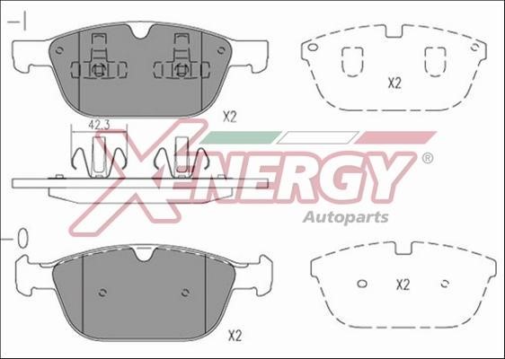 Xenergy X41248 Brake Pad Set, disc brake X41248