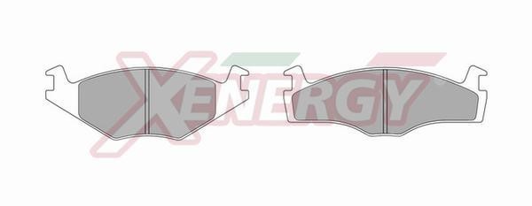 Xenergy X40166 Brake Pad Set, disc brake X40166