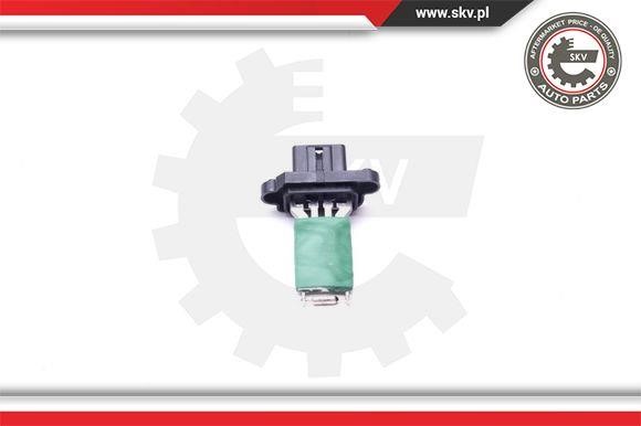 Resistor, interior blower Esen SKV 94SKV102