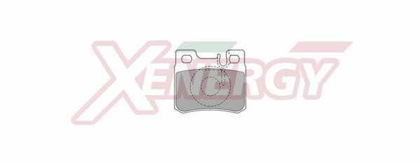 Xenergy X40534 Brake Pad Set, disc brake X40534