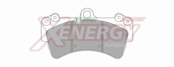 Xenergy X40894 Brake Pad Set, disc brake X40894