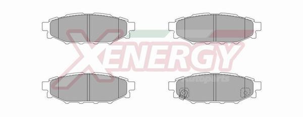 Xenergy X40948 Brake Pad Set, disc brake X40948