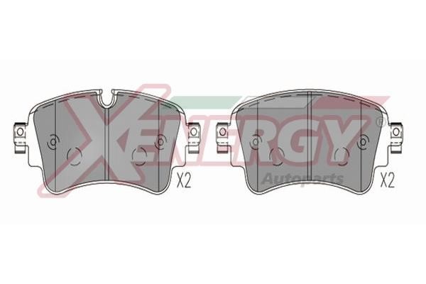 Xenergy X41388 Brake Pad Set, disc brake X41388