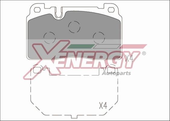 Xenergy X41271 Brake Pad Set, disc brake X41271