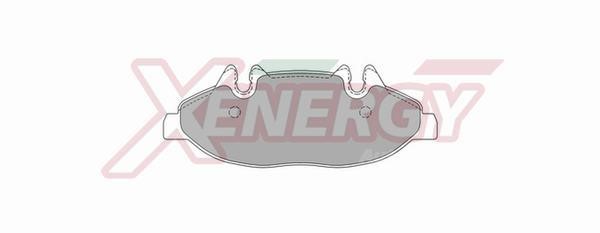 Xenergy X40914 Brake Pad Set, disc brake X40914