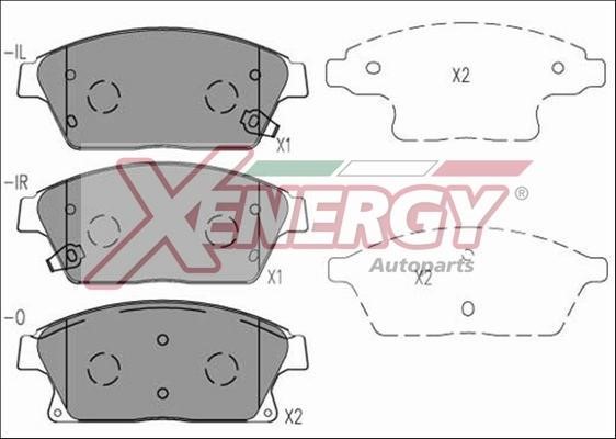 Xenergy X41078 Brake Pad Set, disc brake X41078