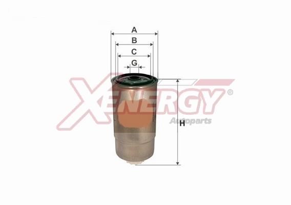 Xenergy X1500409 Fuel filter X1500409