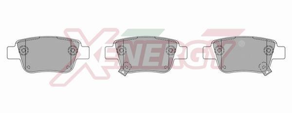 Xenergy X40910 Brake Pad Set, disc brake X40910