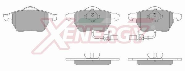Xenergy X40492 Brake Pad Set, disc brake X40492