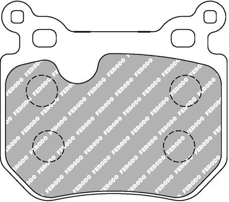 Ferodo FCP4217H Disc brake pads FERODO DS2500, set FCP4217H