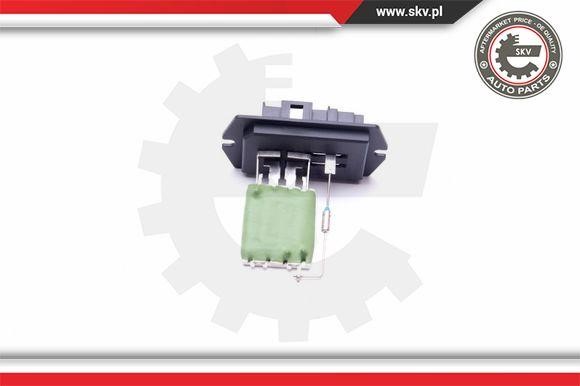 Resistor, interior blower Esen SKV 94SKV103