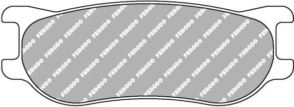 Ferodo FRP3092Z Brake shoes Ferodo Racing, set FRP3092Z