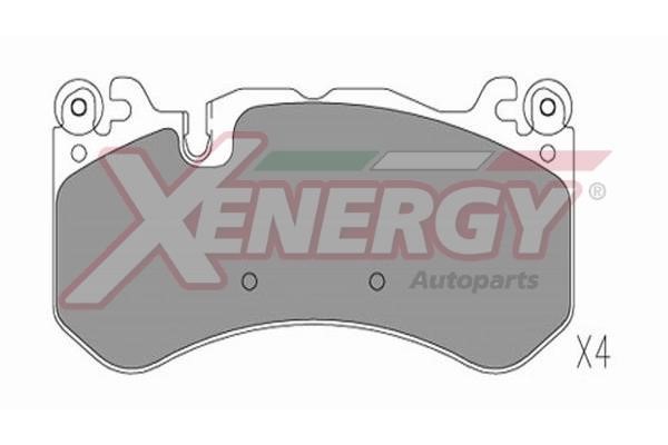 Xenergy X41319 Brake Pad Set, disc brake X41319