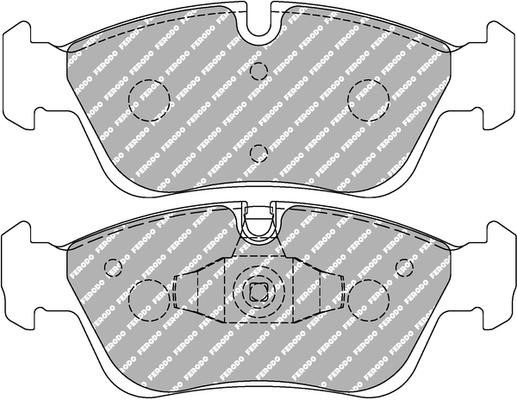 Ferodo FDS1751 Brake Pad Set, disc brake FDS1751