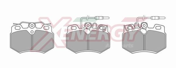 Xenergy X40209 Brake Pad Set, disc brake X40209