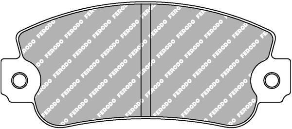 Ferodo FCP360H Disc brake pads FERODO DS2500, set FCP360H